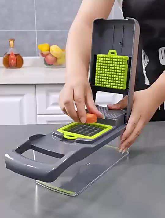 12 In 1 Manual Vegetable Chopper Food Slicer