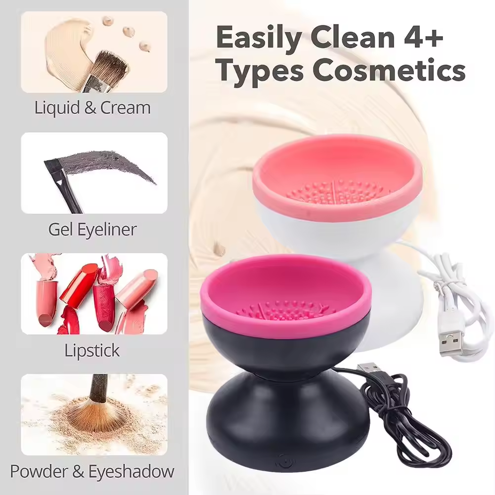 Electric Makeup Brush Cleaning Machine - USB Makeup Brush Cleaner