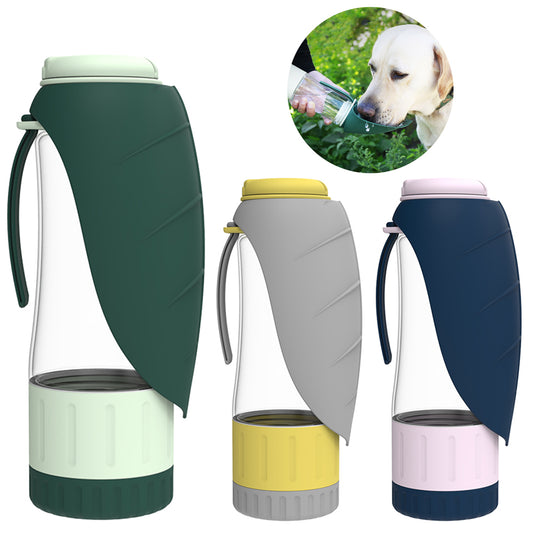 Multifunctional Dog Water Bottle - Silicone Foldable Portable Pet Water Bottle