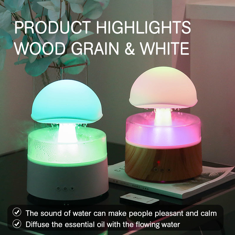 Ultrasonic aroma diffuser and air humidifier for aromatherapy