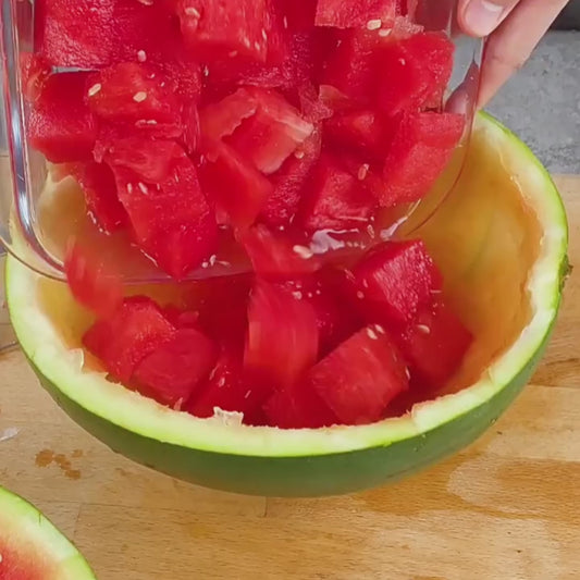 2 In 1 Watermelon Fork Slicer Stainless Steel Fruit Cutter